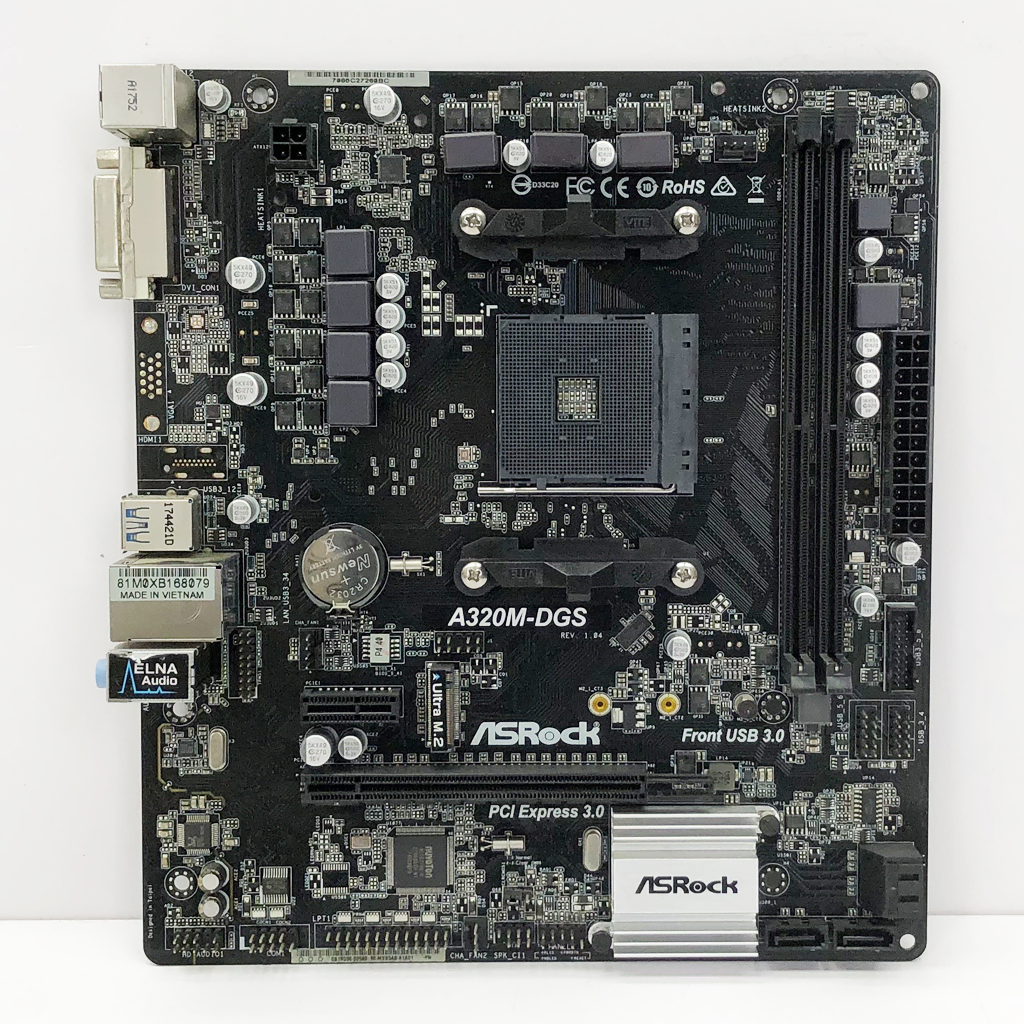 AM4) ASRock A320M-DGS 메인보드